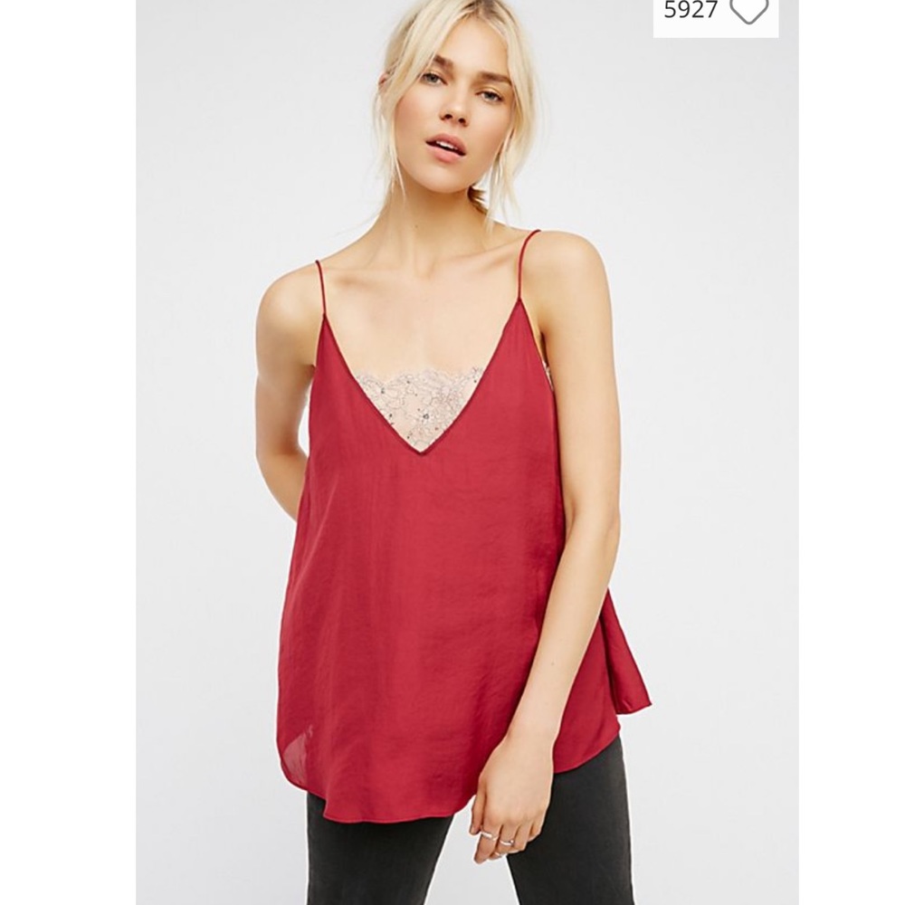 Free People Deep V Bandeau NWT